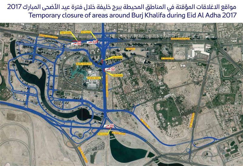 دبي تعلن عن خطتها لإدارة الحركة المرورية خلال عيد الأضحى المبارك