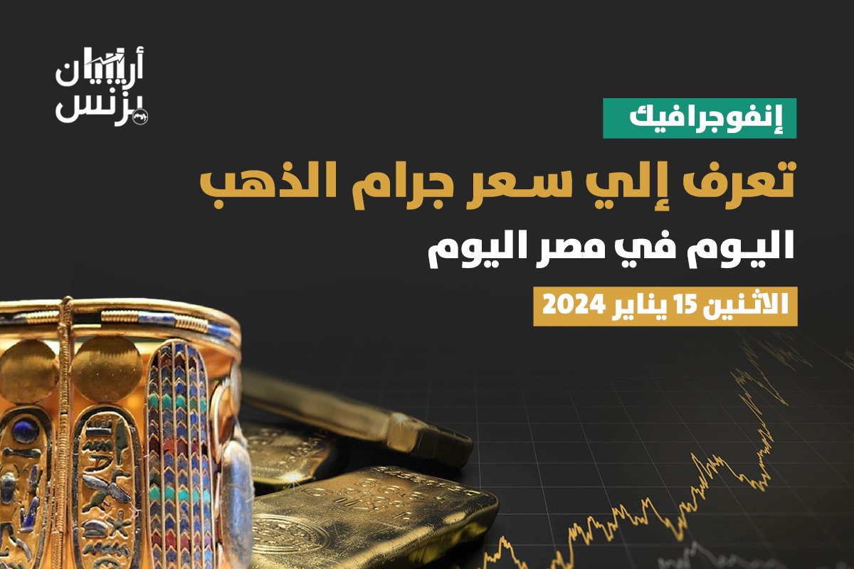 سعر جرام الذهب اليوم في مصر الاثنين 15-1-2024.. عيار 21 الآن