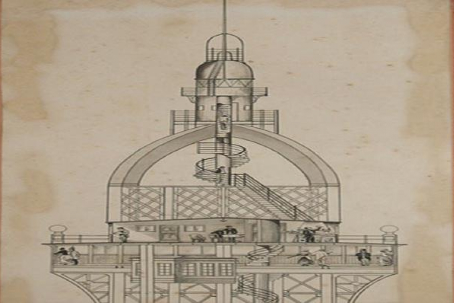 رسومات رائعة تكشف كيفية بناء برج إيفل - أريبيان بزنس