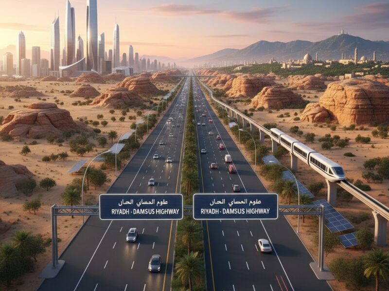 طريق الرياض دمشق (AI)