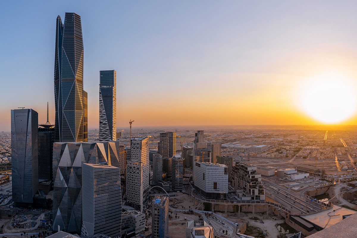 أرباح متباينة حسب كل قطاع في الاقتصاد السعودي- لقطة للعاصمة الرياض