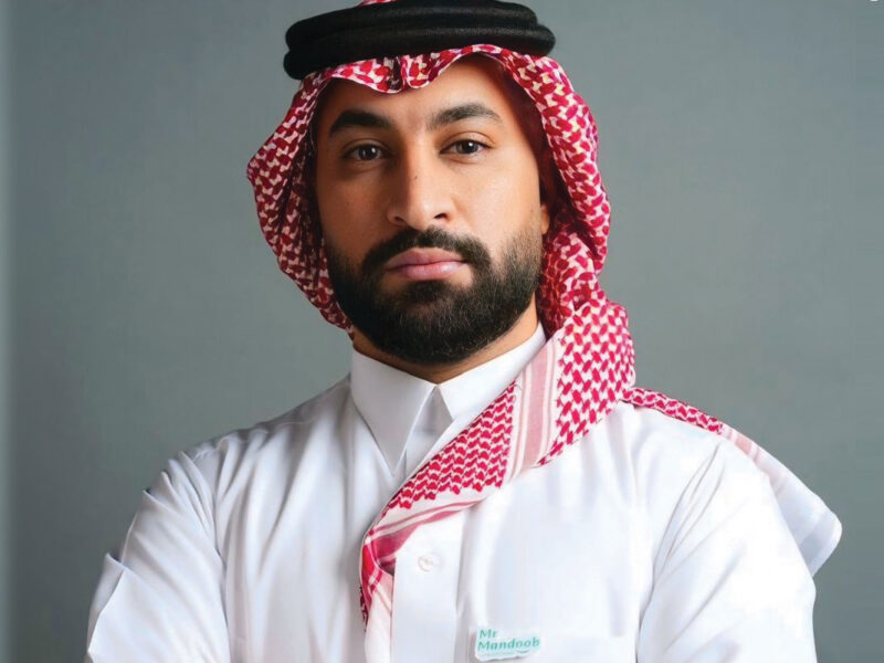 المهندس حمود الغصن، مؤسس منصة "مستر مندوب"؛