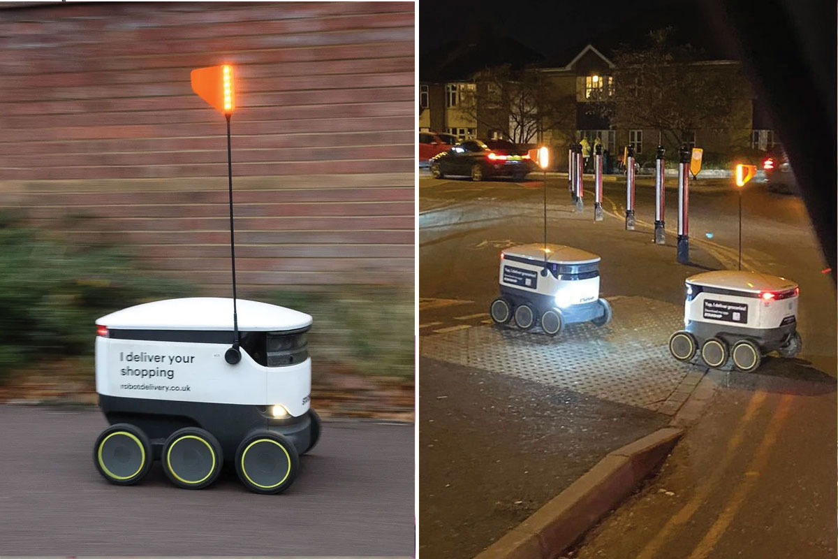 روبوتات التوصيل